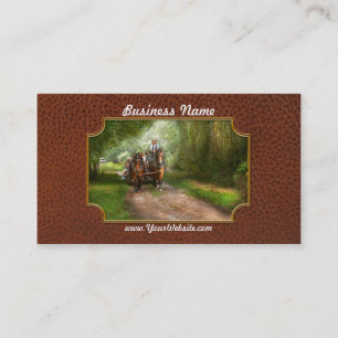 Country - Horse - The hay ride Business Card