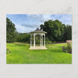 Country House Octagon  Holiday Postcard