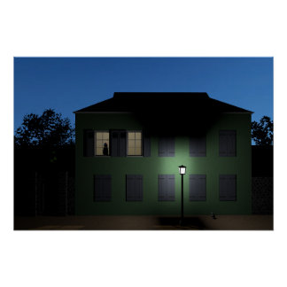 Country house poster