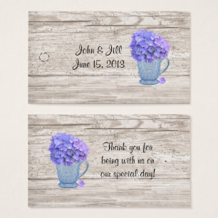 Country Hydrangea Hang Tag