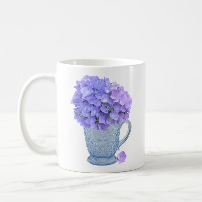 Country Hydrangea Mug (Left)