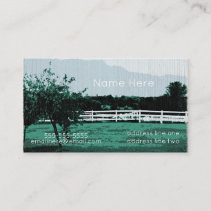 Country Illustration Business Card