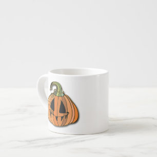 Country Jack-o-lantern Pumpkin Espresso Cup