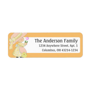 Country Kids Easter Time design 5 Address Labels