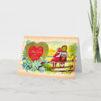 Country Kids Wedding Love Card