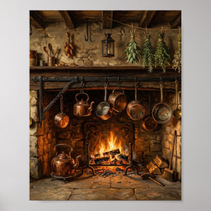 Country Kitchen Copper Hearth Sourdough I Poster