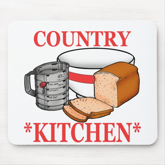country kitchen mouse pad (Front)