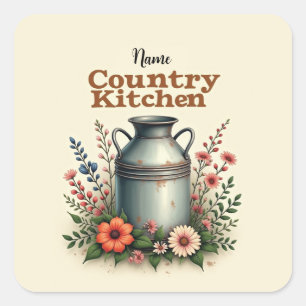 Country Kitchen Sticker Pack – [Name]’s Rustic Sty