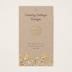 Country Kraft Wildflower Retail Price Tag