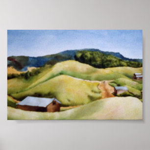 Country Landscape Poster