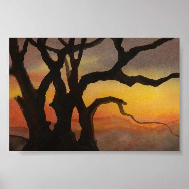 Country Landscape Poster (Front)