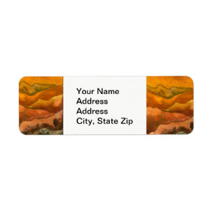 Country landscapes and scenic views sunrise pines. return address label