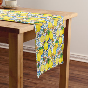Country Lemons Short Table Runner