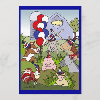 Country Life Celebration Americana Invitation