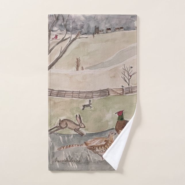 Country Life Hand Towel (Hand Towel)