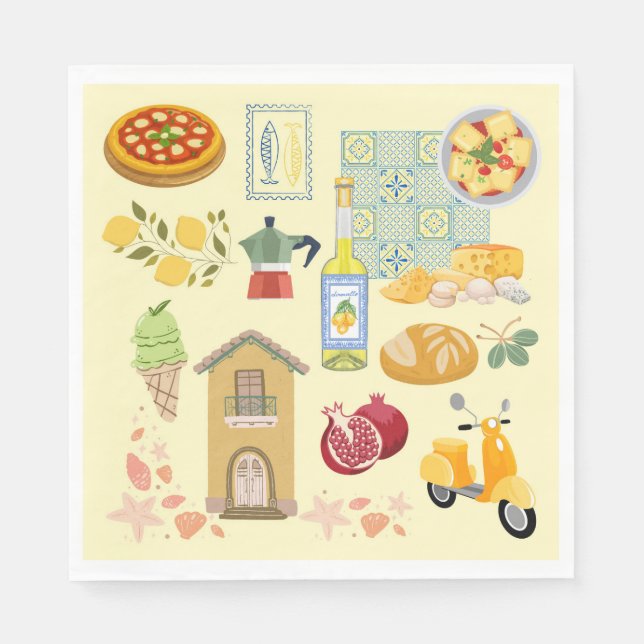 Country Life Italy Napkin (Front)