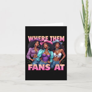Country Life Women Girls Where Them Fans At Melani Card