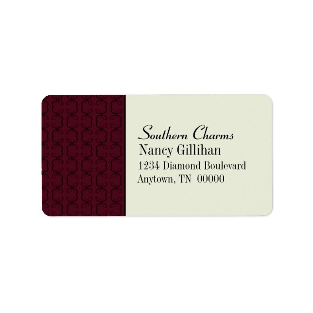 Country Lines Address Labels (Front)