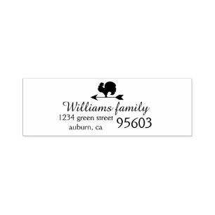 Country Living ⎢Return Address Rubber Stamp