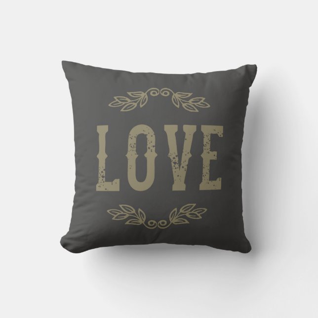 Country "Love" Pillow (Front)