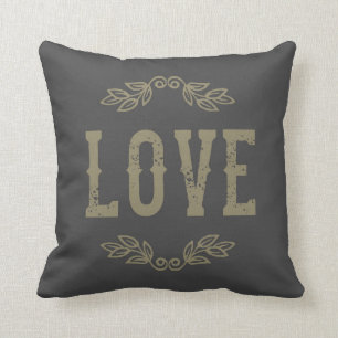 Country "Love" Pillow