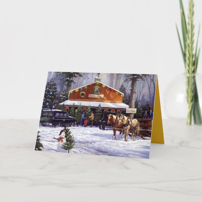 Country Market Holiday Card (Front)
