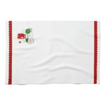 Country Mason Jar Christmas Towel