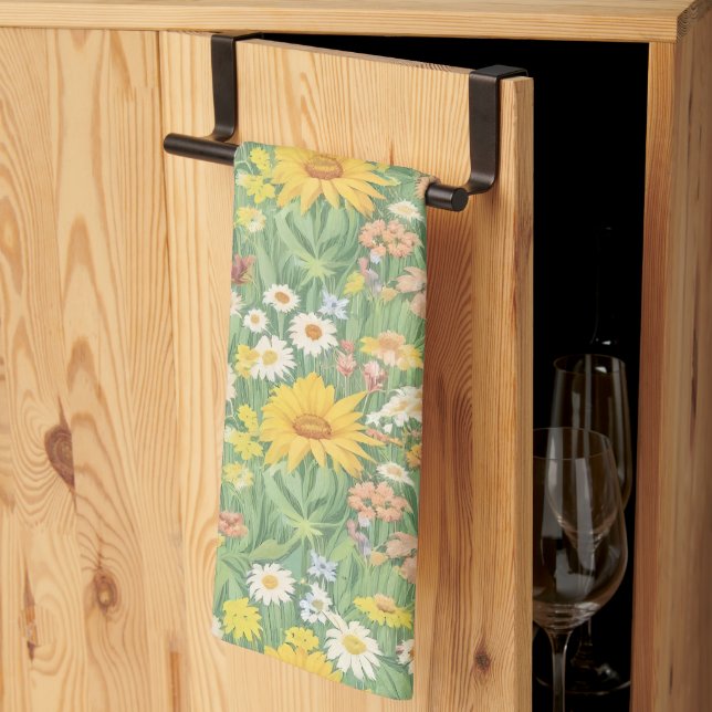 Country Meadow Tea Towel (Thirds Fold)