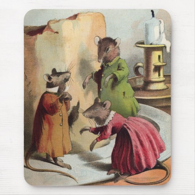 Country Mice Mouse Pad (Front)