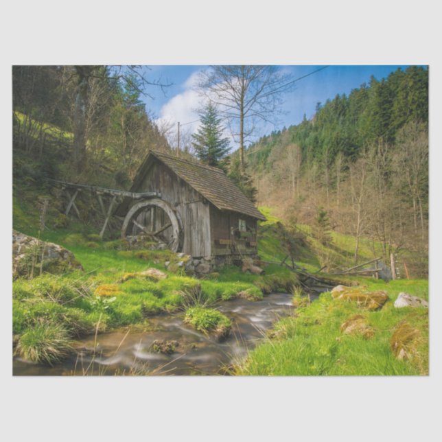 country mill tissue paper (Front)