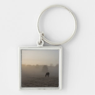 Country Morning Key Ring