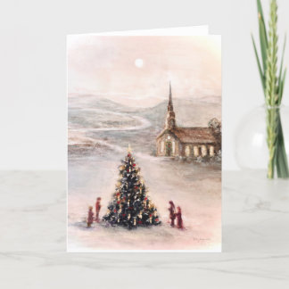Country Mountain Christmas Card