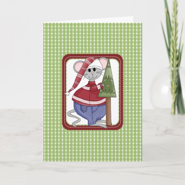 Country Mouse Christmas Cards (Front)