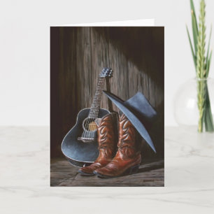 Country Music "Boots" card
