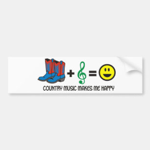 Country Music Bumper Sticker