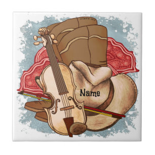 Country Music  Ceramic Tile