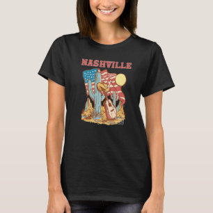 Country Music Festival Western Cowgirl Yeehaw Nash T-Shirt