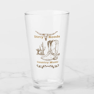 Country Music Glass