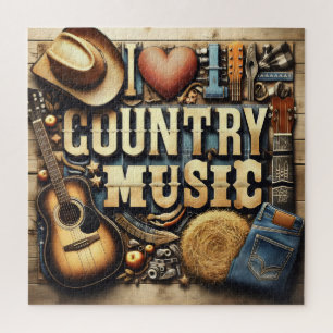 Country music. jigsaw puzzle