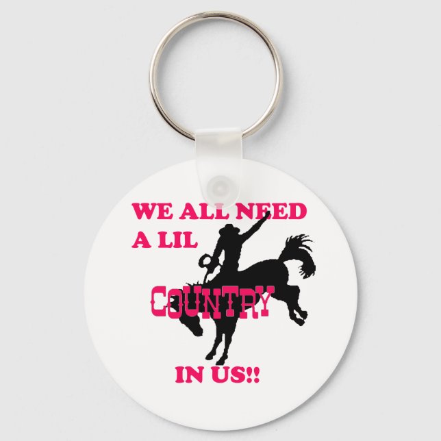 country music key ring (Front)