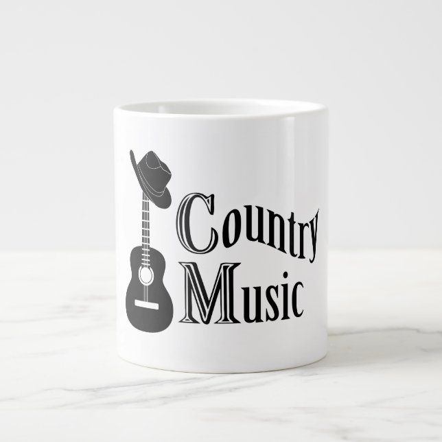 Country music large coffee mug (Front)