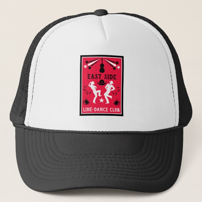 Country Music Line Dancing  Trucker Hat (Front)