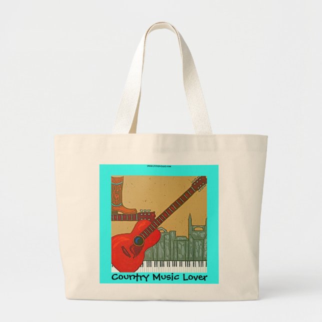 Country Music Lover tote (Front)