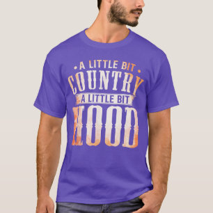 Country Music Lovers A Little Bit Country A Little T-Shirt