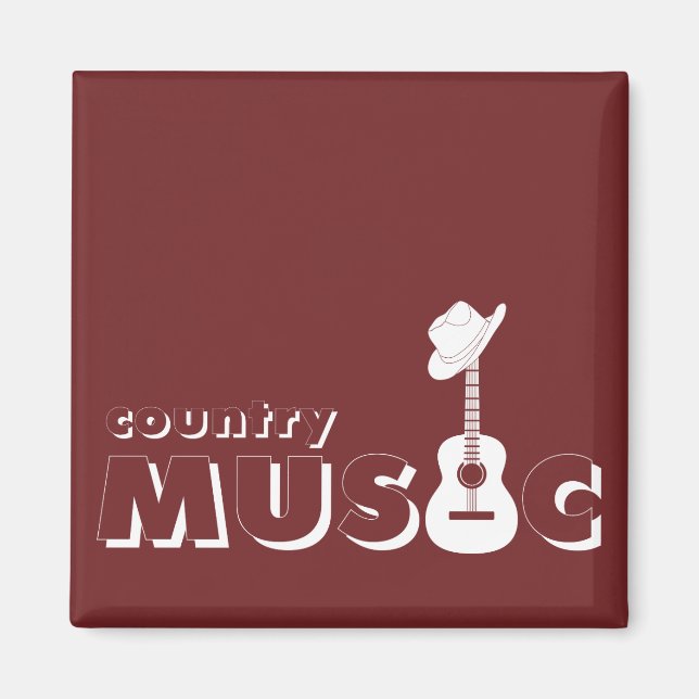 Country music magnet (Front)