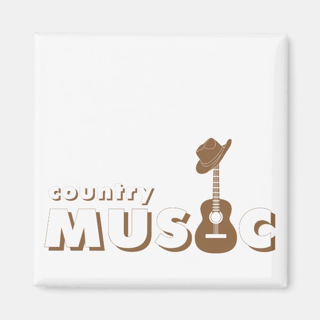 Country music magnet (Front)