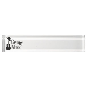 Country music nameplate