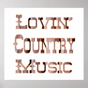 Country Music Poster