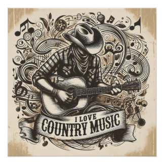 Country music. poster