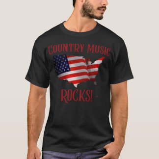 Country Music Rocks Country Music Lover T-Shirt